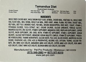 Tamandua Diet